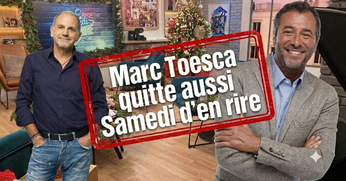 Marc Toesca dénonce le remplacement de Jean-Luc Lemoine et quitte 'Samedi d’en rire'